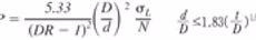 ASTM F1216 Formula